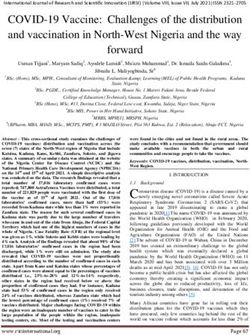 COVID-19 Vaccine: Challenges of the distribution and vaccination in North-West Nigeria and the way forward