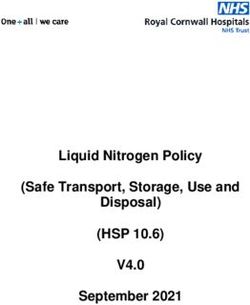 V4.0 Liquid Nitrogen Policy (Safe Transport, Storage, Use and Disposal) - (HSP 10.6) September 2021