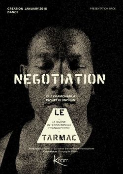 CREATION JANUARY 2018 DANCE - OLE KHAMCHANLA PICHET KLUNCHUN - Le Tarmac