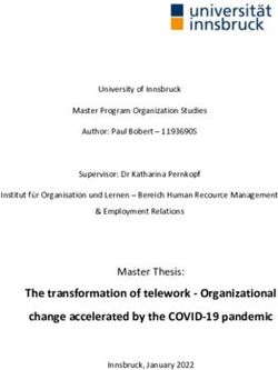 The transformation of telework - Organizational change accelerated by the COVID-19 pandemic