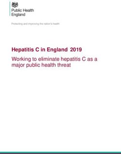 Hepatitis C in England 2019 - Working to eliminate hepatitis C as a major public health threat