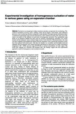 Experimental investigation of homogeneous nucleation of water in various gases using an expansion chamber