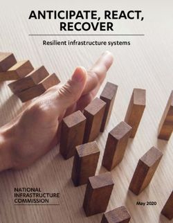 ANTICIPATE, REACT, RECOVER - Resilient infrastructure systems - May 2020