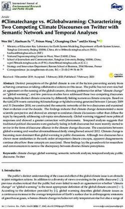 #Climatechange vs. #Globalwarming: Characterizing Two Competing Climate Discourses on Twitter with Semantic Network and Temporal Analyses