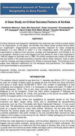 A Case Study on Critical Success Factors of AirAsia