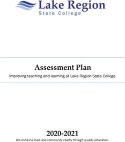 Assessment Plan 2020-2021 - Andora.com f - Improving teaching and learning at Lake Region State College.