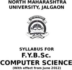 COMPUTER SCIENCE F.Y.B.Sc - SYLLABUS FOR - NORTH MAHARASHTRA UNIVERSITY, JALGAON