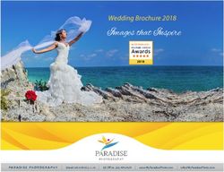 Images that Inspire Wedding Brochure 2018 - PARADISE PHOTOGRAPHY
