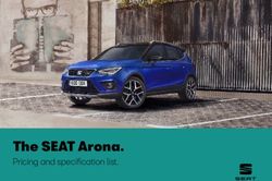 The SEAT Arona. Pricing and specification list - SEAT UK