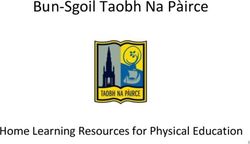 Bun-Sgoil Taobh Na Pàirce - Home Learning Resources for Physical Education - Bun-sgoil ...