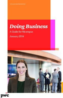 DOING BUSINESS A GUIDE FOR NICARAGUA - JANUARY 2014 - PWC