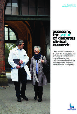 Assessing the value of diabetes clinical research