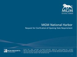 MGM National Harbor Request for Clarification of Opening Date Requirement