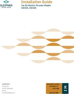 Installation Guide For DC Electric Thruster Models SE250, SE300 - EN - Sleipner
