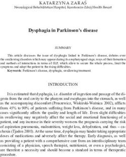 Dysphagia in Parkinson's disease - Katarzyna zaraś - Polskie Towarzystwo ...