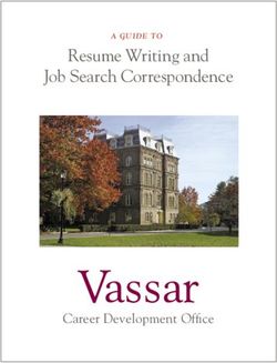 Resume Writing and Job Search Correspondence - Career Development Office - A GUIDE TO - Career ...