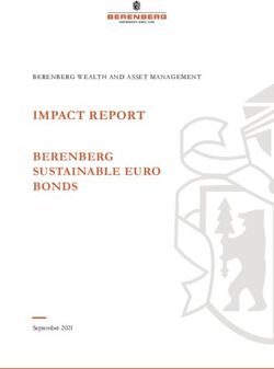 IMPACT REPORT BERENBERG SUSTAINABLE EURO BONDS - BERENBERG WEALTH AND ASSET MANAGEMENT
