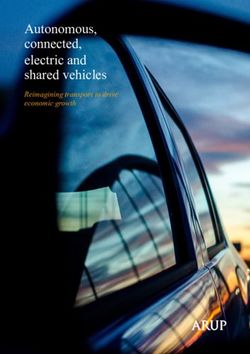 Autonomous, connected, electric and shared vehicles - Reimagining transport to drive economic growth - Arup