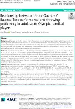 Relationship between Upper Quarter Y Balance Test performance and throwing proficiency in adolescent Olympic handball players