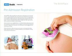 Pre-Admission Registration - UCLA Health