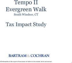 Tempo II Evergreen Walk - Tax Impact Study South Windsor, CT - Town of South Windsor CT