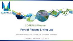 Port of Piraeus Living Lab - COREALIS Webinar John Kanellopoulos, Piraeus Container Terminal