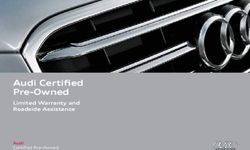 Audi Certified Pre-Owned - Limited Warranty and Roadside Assistance