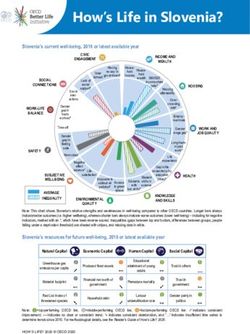 How's Life in Slovenia? - OECD