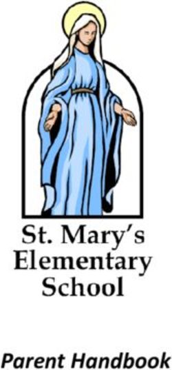 Parent Handbook - St. Mary's School