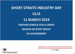 SHORT STRAITS INDUSTRY DAY LILLE 11 MARCH 2019 - ClickDimensions