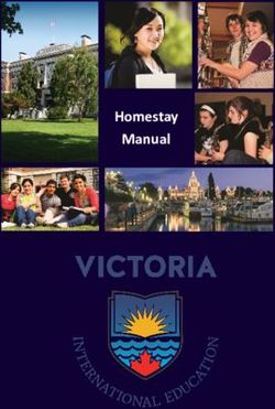 Homestay Manual - Victoria International Education