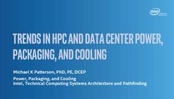 TRENDS IN HPC AND DATA CENTER POWER, PACKAGING, AND COOLING - MICHAEL K PATTERSON, PHD, PE, DCEP POWER, PACKAGING, AND COOLING INTEL, TECHNICAL ...