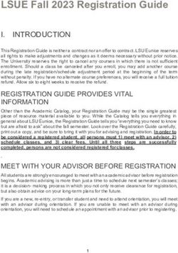 LSUE Fall 2023 Registration Guide - I.