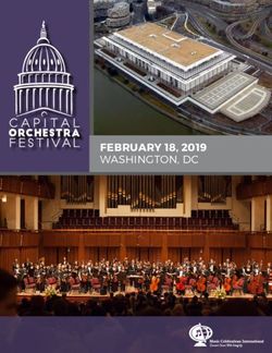 FEBRUARY 18, 2019 WASHINGTON, DC - Capital Orchestra Festival