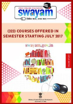 (323) COURSES OFFERED IN SEMESTER STARTING JULY 2017