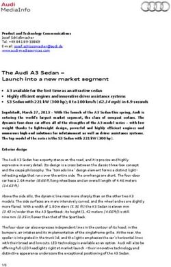 The Audi A3 Sedan - Launch into a new market segment