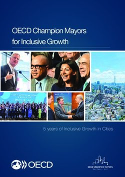 OECD Champion Mayors for Inclusive Growth - 5 years of Inclusive Growth in Cities