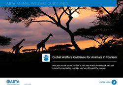 Global Welfare Guidance for Animals in Tourism - Welcome to the online version of this Best Practice Handbook. Use the interactive navigation to ...