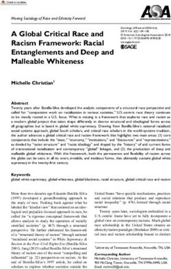 A Global Critical Race and Racism Framework: Racial Entanglements and Deep and Malleable Whiteness