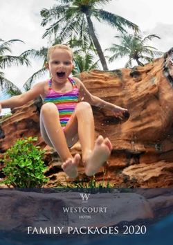 Family packages 2020 - Westcourt Hotel