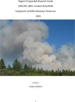 Region 5 Expanded Dispatch Guide VIPR DPL, IBPA, Incident Only/EERA Equipment and Miscellaneous Resources 2021 - Version 1 Update: 6/20/2021