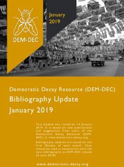 Bibliography Update January 2019