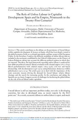 The Role of Unfree Labour in Capitalist Development: Spain and Its Empire, Nineteenth to the Twenty-First Centuries