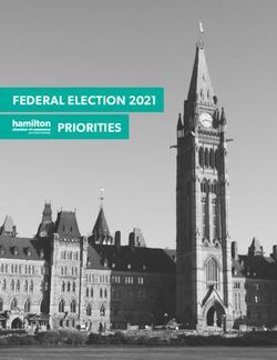 FEDERAL ELECTION 2021 PRIORITIES - Hamilton Chamber of ...