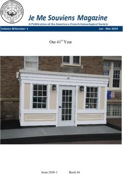 Je Me Souviens Magazine - Our 41st Year Volume 42 Number 1 - American-French Genealogical Society