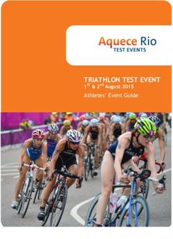 TRIATHLON TEST EVENT 1ST & 2nd August 2015 - Athletes' Event Guide - Triathlon.org
