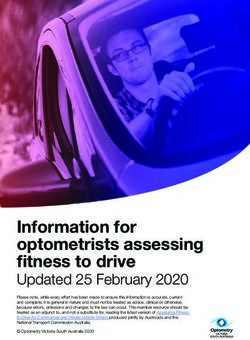 Information for optometrists assessing fitness to drive