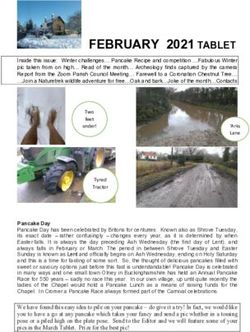 FEBRUARY 2021 TABLET - Thursford Village Website