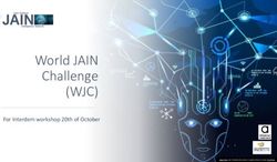 World JAIN Challenge (WJC) - For Interdem workshop 20th of October