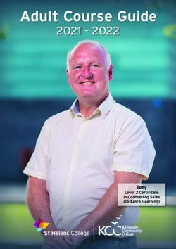 Adult Course Guide 2021 2022 - St Helens College